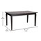 Flash Furniture Rectangle 36" W, 72" L, Rubberwood (Parawood), Black Matte KER-T-217EX-BLK-72-GG - alternate 4